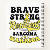 Carnet Sarcoma Cancer Chemise brave résistance forte (Dos)