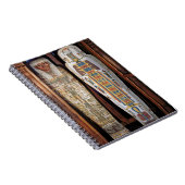 Carnet Sarcophage égyptien couvert de hiéroglyphes (p (Côté Droit)