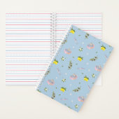 Carnet Sardine Citron Bleu (À l'intérieur)