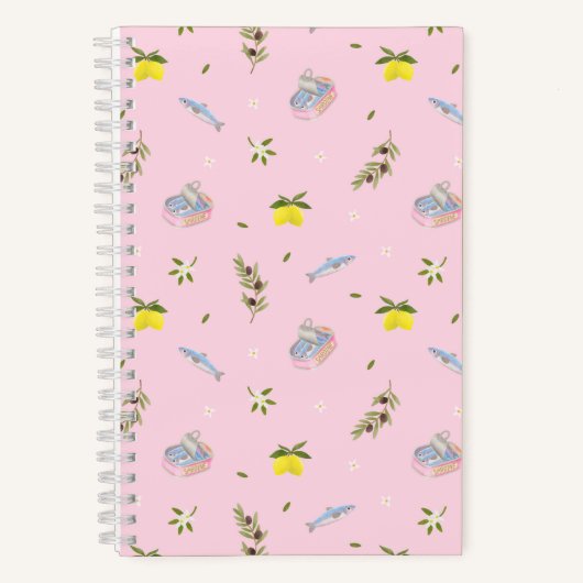 Carnet Sardine Lemon Pink (Recto)