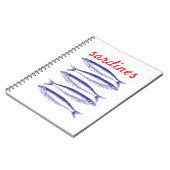 Carnet Sardines (Côté gauche)