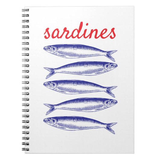 Carnet Sardines (Devant)