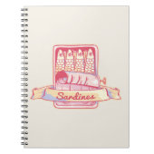 Carnet Sardines dans une boîte (Devant)