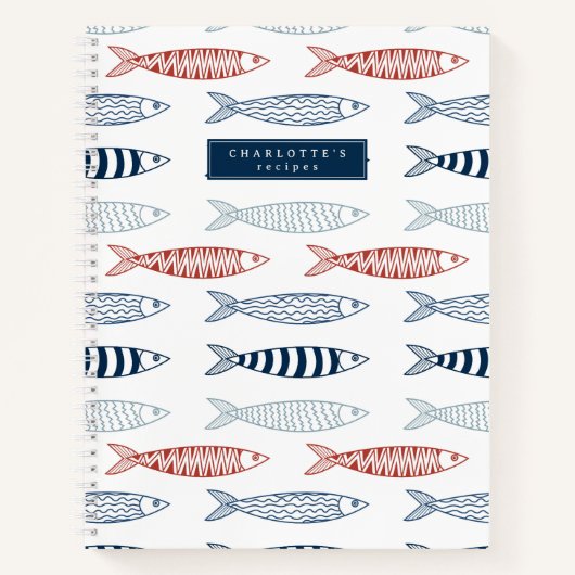 Carnet Sardines méditerranéennes décoratives Recette de p (Devant)