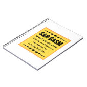 Carnet Sargasm (Côté gauche)