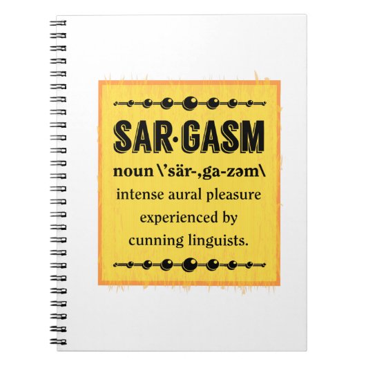 Carnet Sargasm (Devant)