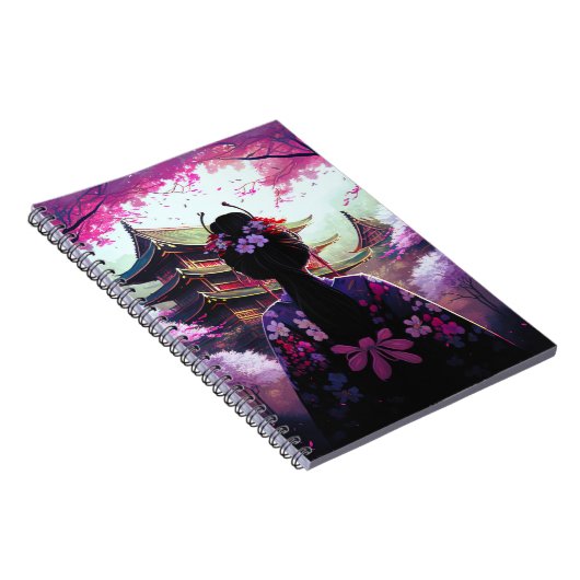 Carnet Sari Fleurs de cerisiers (Côté Droit)