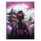 Carnet Sari Fleurs de cerisiers (Devant)