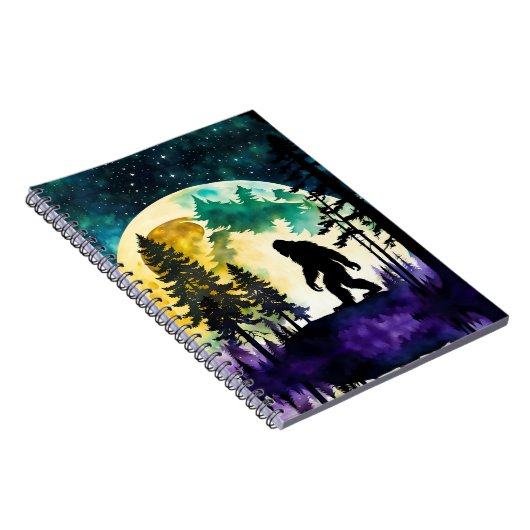 Carnet Sasquatch pleine lune (Côté Droit)