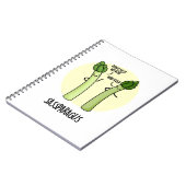 Carnet Sassparagus Asperge Mignonne Végétal PUn (Côté gauche)
