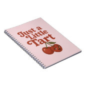 Carnet Sassy Cherry Just a Little Tart Retro Rouge & rose (Côté Droit)
