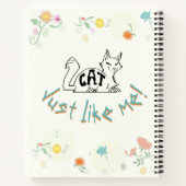 Carnet Sassy comme ma typographie audacieuse de chat - Ca (Dos)