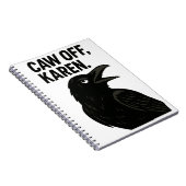 Carnet Sassy Crow - Caw Off, Karen. Animaux antisociaux (Côté Droit)