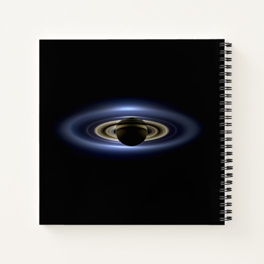 Carnet Saturne Éclipse le Soleil de Cassini Orbiter (Dos)