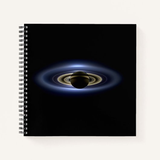 Carnet Saturne Éclipse le Soleil depuis l'orbiteur Cassin (Devant)