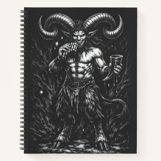 Carnet Satyre d'hiver cornu — par BurnsInHell (Devant)