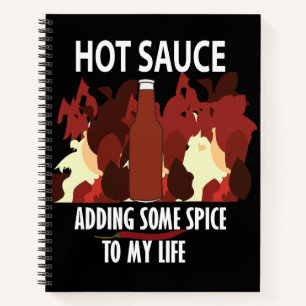 Carnet Sauce chaude Ketchup Fire Red Chili Pepper