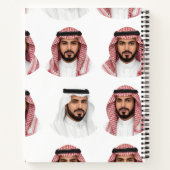 Carnet Saudi Arabian Men Portrait Pattern (Dos)