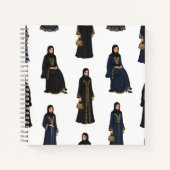 Carnet Saudi Women in  Abayas (Devant)