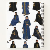 Carnet Saudi Women in Colorful Abayas Pattern (Dos)