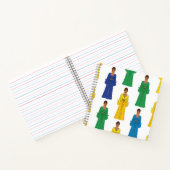 Carnet Saudi Women in Colorful dress (Intérieur)