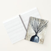 Carnet Saule dans l'aquarelle du vase (Intérieur)