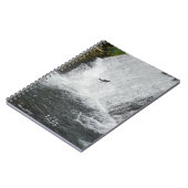 Carnet Saumon sautant la cascade (Côté gauche)