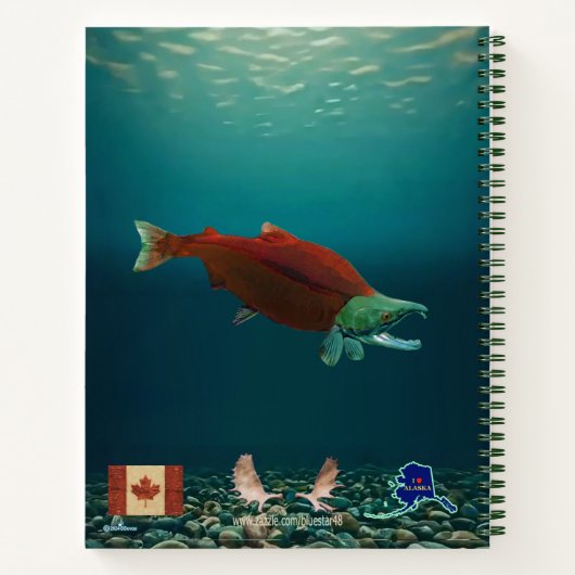 Carnet Saumon Sockeye (Dos)