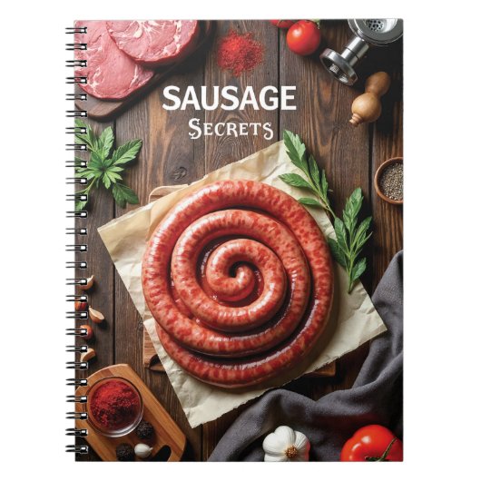 Carnet Sausage Making Recipes (Devant)