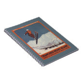 Carnet Saut à ski - Affiche de Promo olympique PLM (Côté Droit)