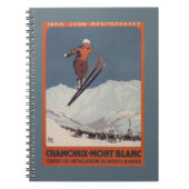 Carnet Saut à ski - Affiche de Promo olympique PLM (Devant)