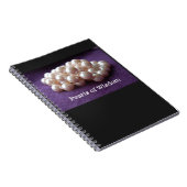Carnet saut de grand collier de perles photo (Côté Droit)