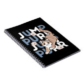 Carnet Sauter Purr Jump : Conception de chat joueuse avec (Côté Droit)