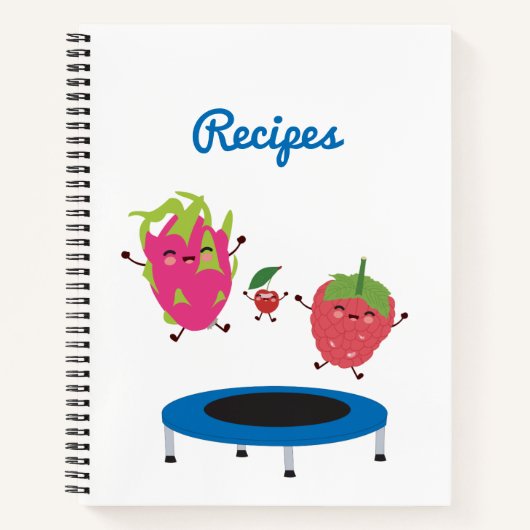 Carnet Sauts De Fruits Sur Recettes De Trampoline (Devant)
