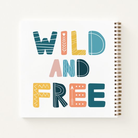 Carnet Sauvage et libre (Dos)