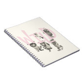 Carnet SAUVAGE | Wild Things et Max - Rose (Côté Droit)