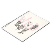 Carnet SAUVAGE | Wild Things et Max - Rose (Côté gauche)