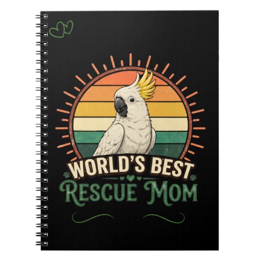 Carnet Sauvetage de cacatoès Maman oiseau (Devant)