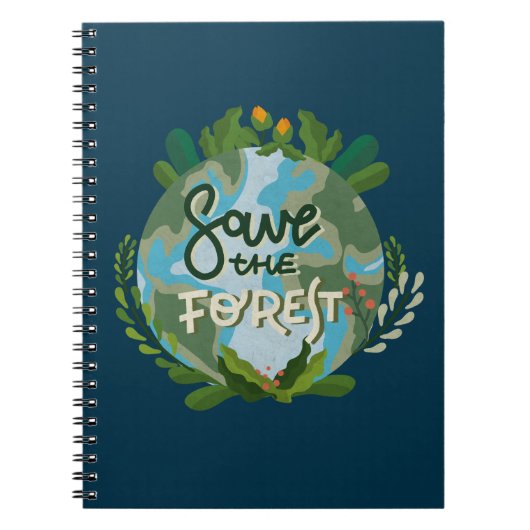 Carnet Sauvez la forêt (Devant)