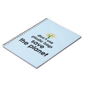 Carnet Sauvez la planète (Côté gauche)