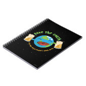 Carnet Sauvez la terre (Côté gauche)