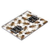 Carnet Sauvez l'abeille ! Sauvez le monde ! Abeille (Côté gauche)