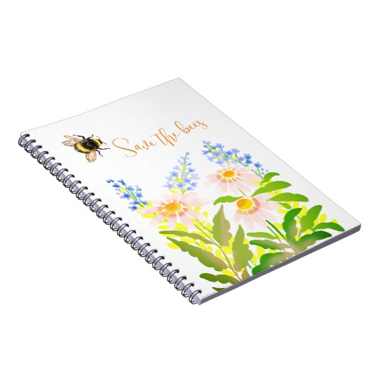 Carnet Sauvez les abeilles, bourdons (Côté Droit)