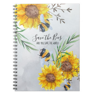 Carnet Sauvez Les Abeilles Et Vous Sauvez Le Monde Person