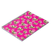 Carnet Sauvez les abeilles sur arrière - plan rose (Côté gauche)