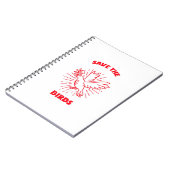 Carnet Sauvez les oiseaux (Côté gauche)