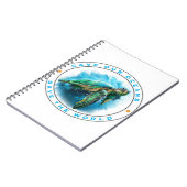 Carnet Sauvez nos océans - Tortue de mer (Côté gauche)