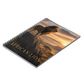 Carnet Savane de lions d'Afrique ANIMALS (Côté gauche)