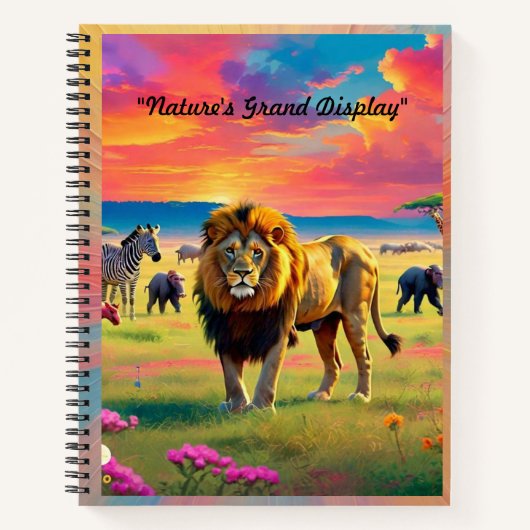 Carnet "Savanna Majesty" (Devant)