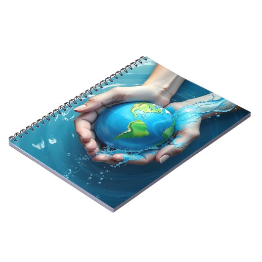 Carnet “Save the Earth Water Planet Notebook (Côté gauche)
